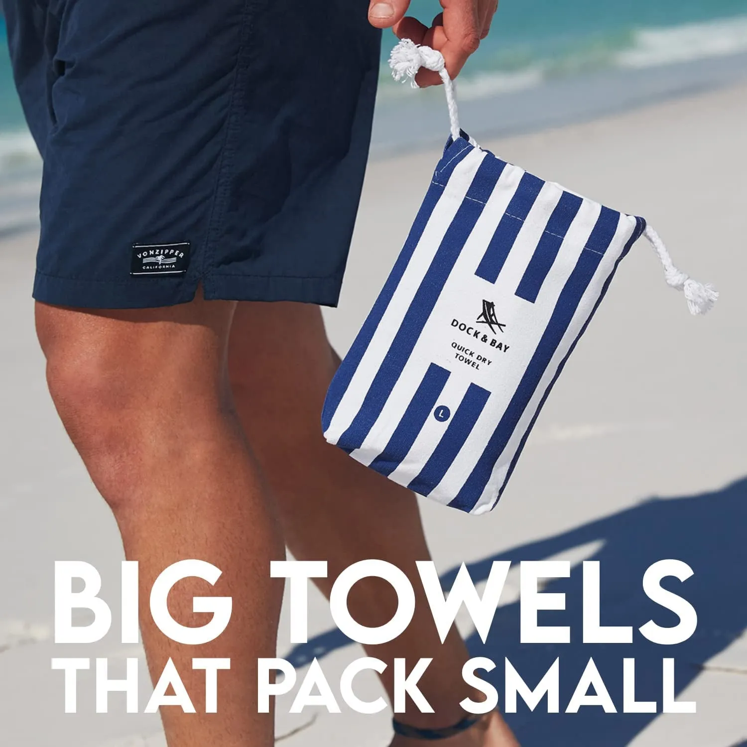 Beach Towel - Quick Dry|Sand Free - Compact|Lightweight