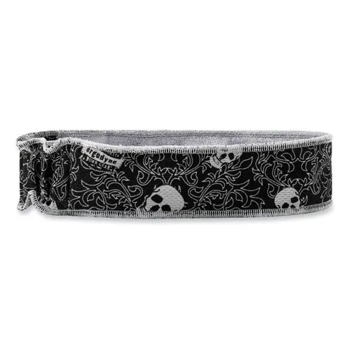 Chill-its 6605 High-performance Terry Cloth Sweatband, Cotton Terry Cloth, One Size, Skulls, Ships In 1-3 Business Days