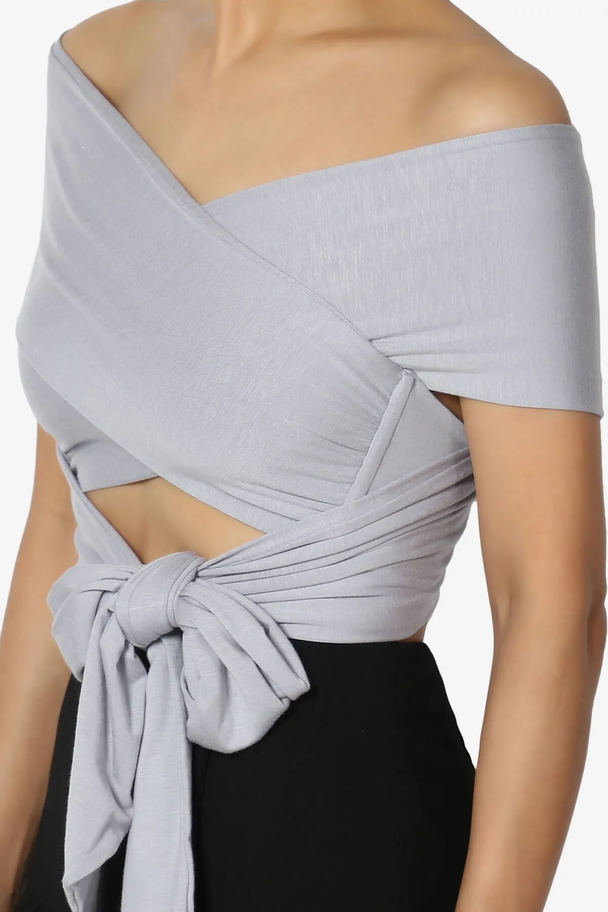Clementine Multi Way Scarf Wrap Crop Top