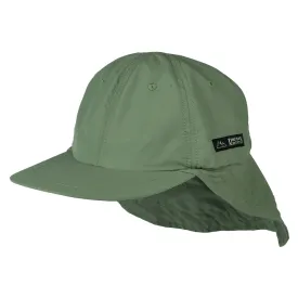 Dorfman Pacific Hats Supplex Flap Cap - Light Olive