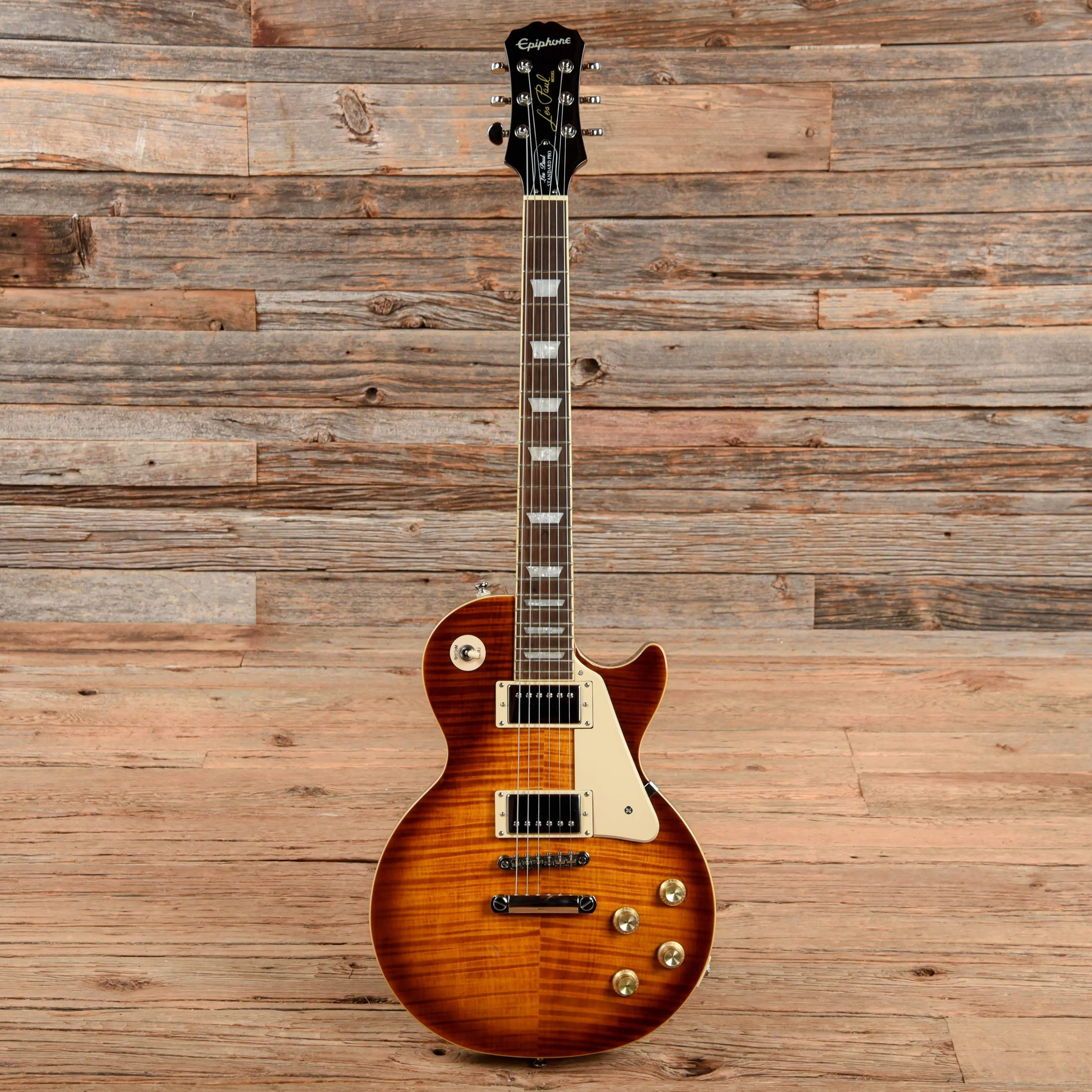 Epiphone Les Paul Standard Plus Top Pro Desert Burst 2015