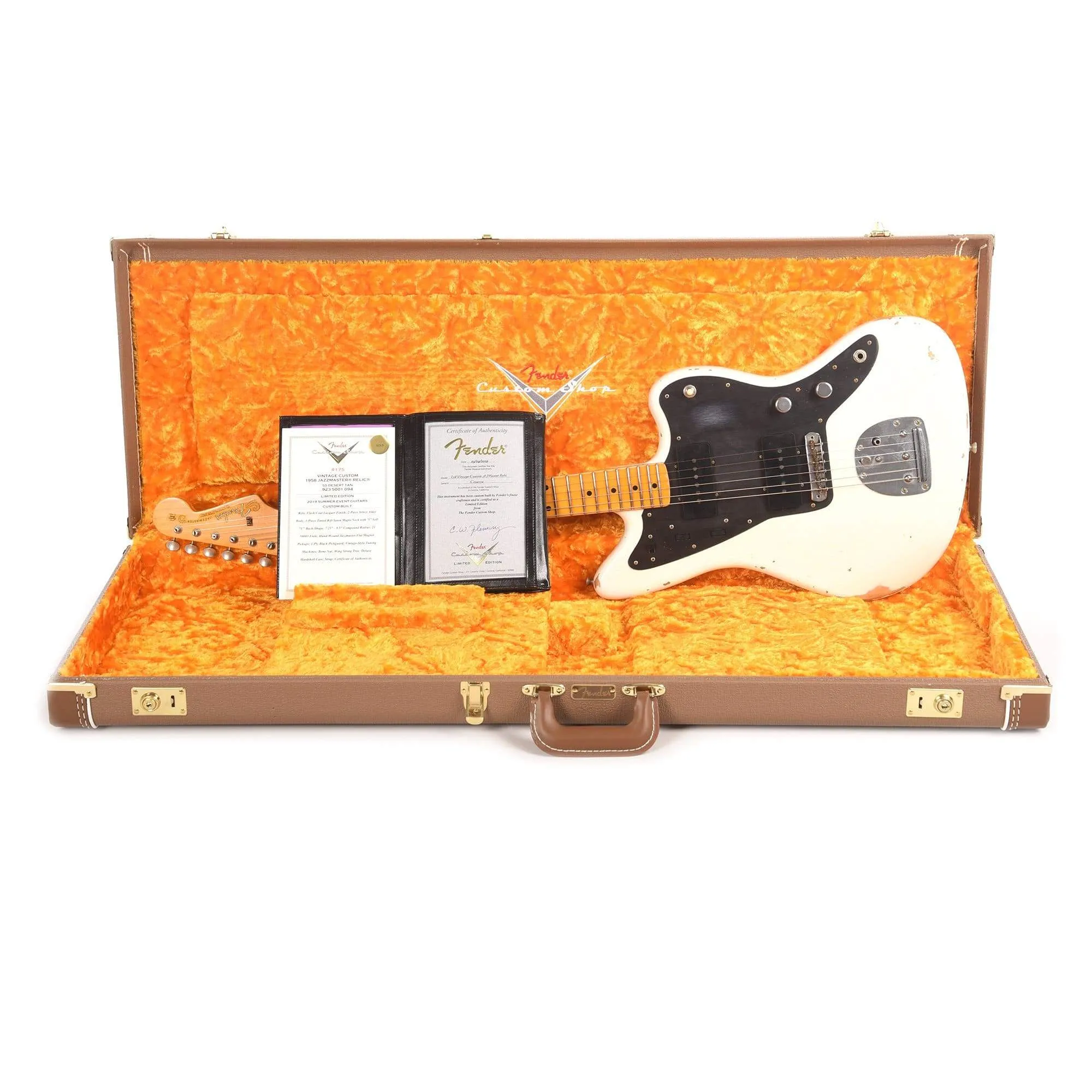 Fender Custom Shop Limited Edition Vintage Custom 1958 Jazzmaster Relic 55 Desert Tan