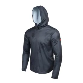 Florence Marine X Sun Pro Stratus L/S Hooded UPF Shirt - Black