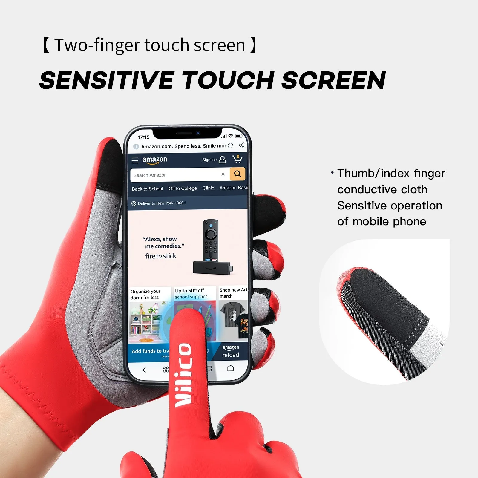 Full Finger Anti-Shock Cycling Gloves