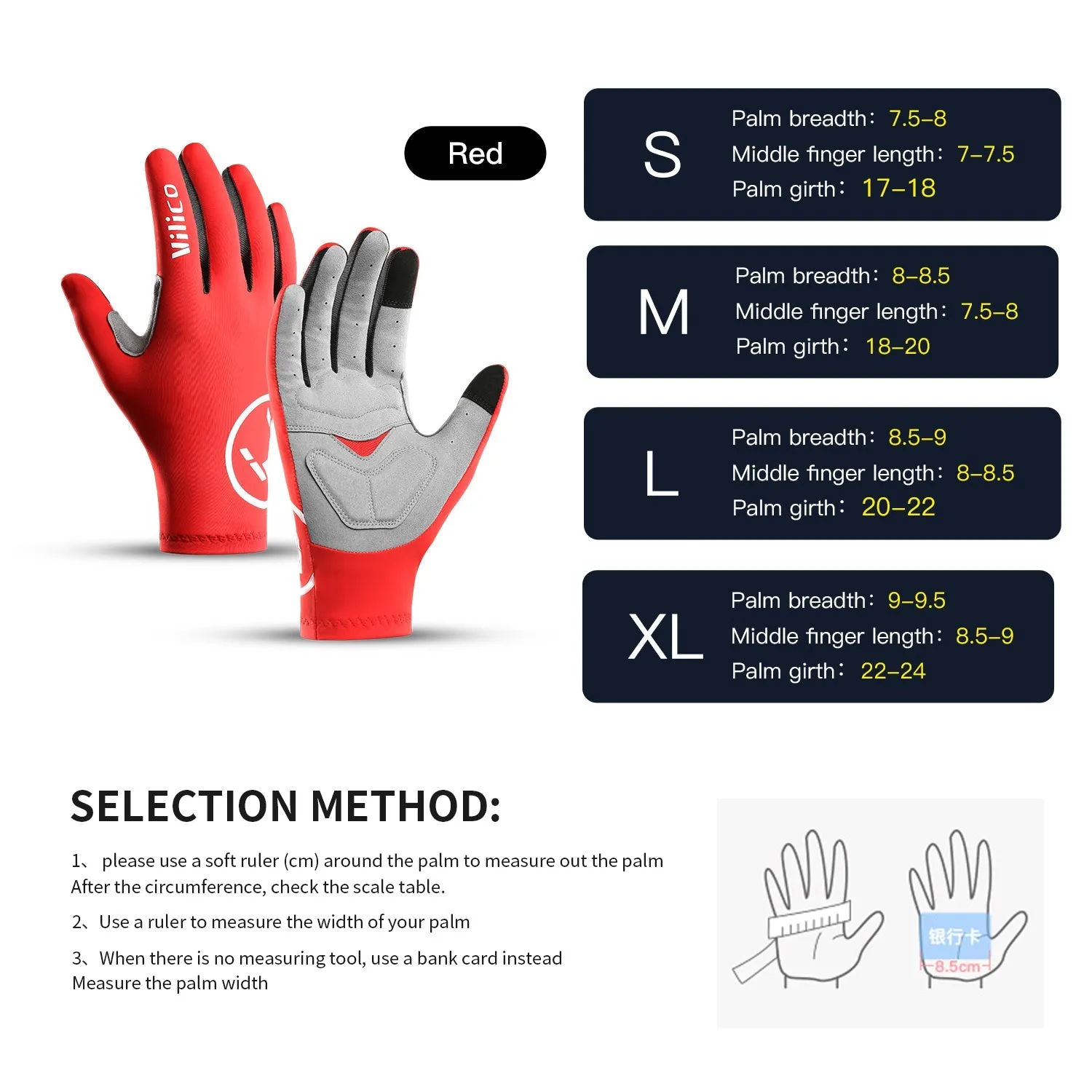 Full Finger Anti-Shock Cycling Gloves