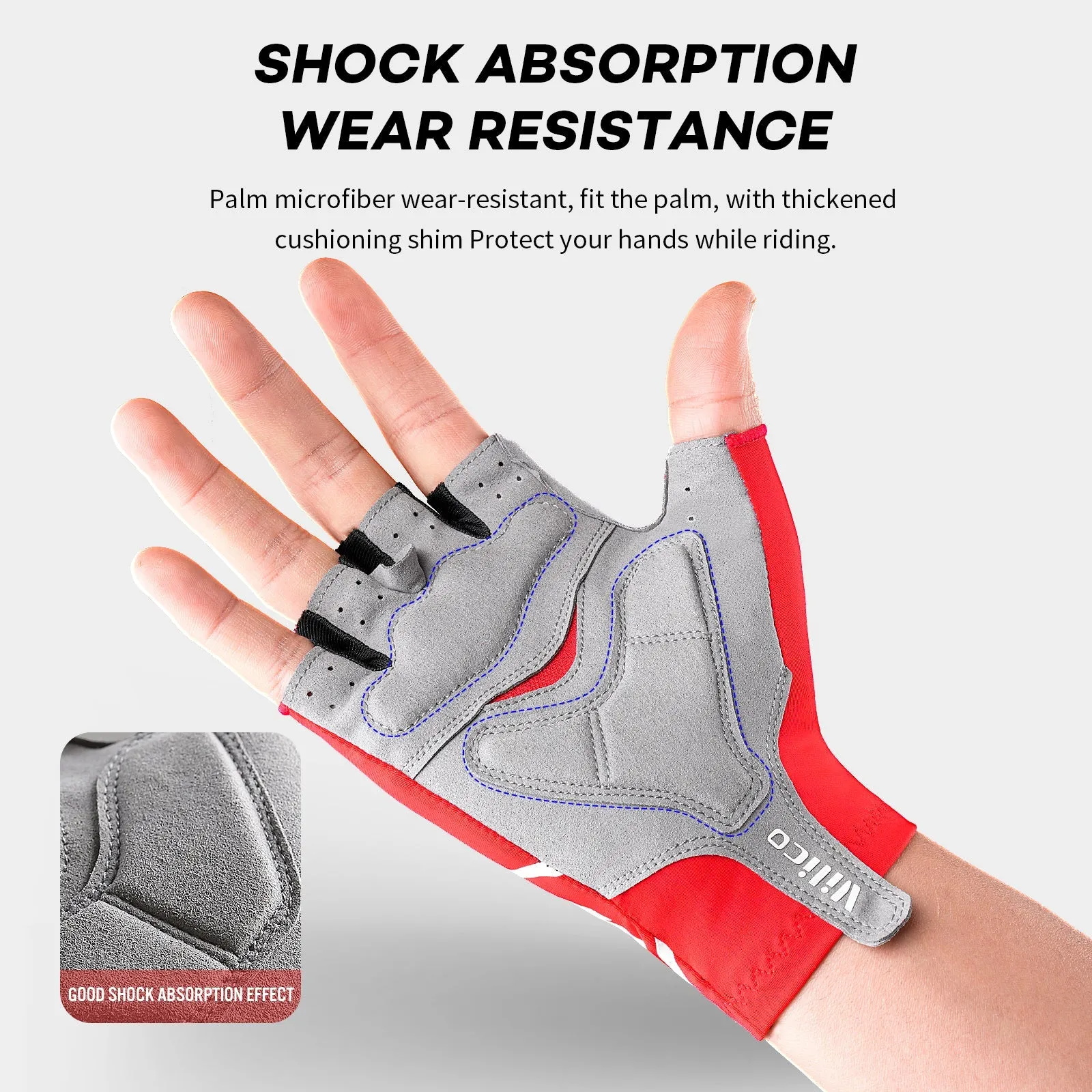 Half Finger Anti-Shock Cycling Gloves