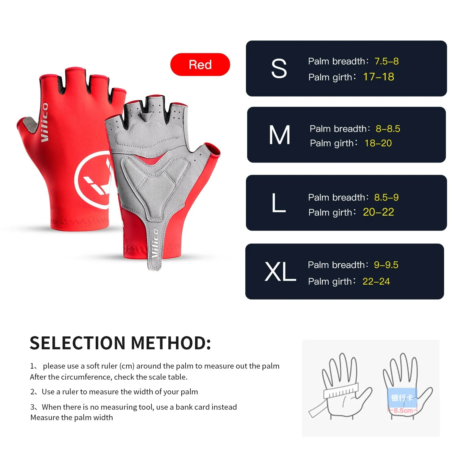 Half Finger Anti-Shock Cycling Gloves
