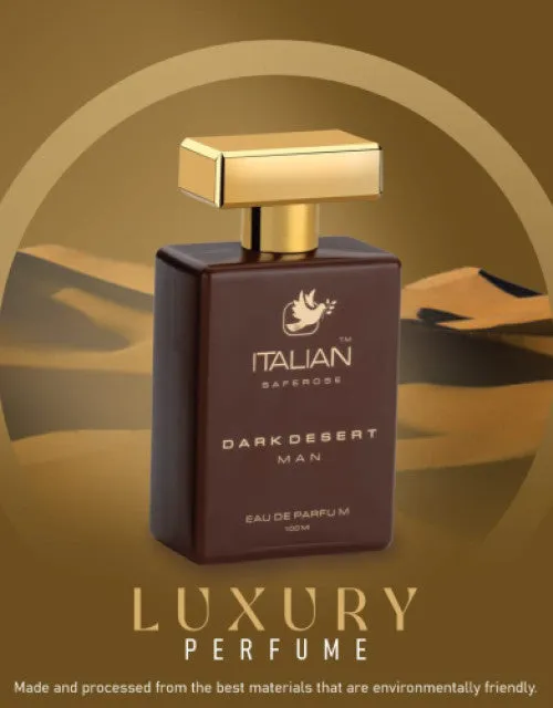 Italian Saferose Dark Desert Man Eau De Parfum