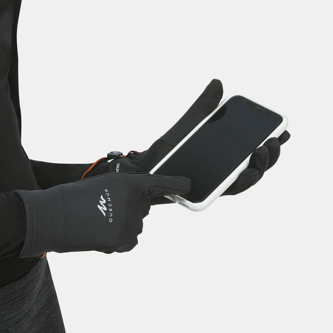Kid's Hiking Gloves Stretch Touchscreen Compatible Ages 6-14 - SH500