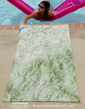 Littleton - Fairview NH Charted Territory Quick Dry Towel