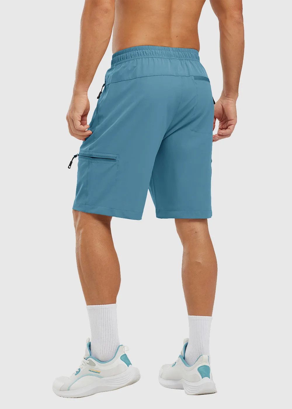 Men's Stretchy Water Repellent Cargo Sports Shorts