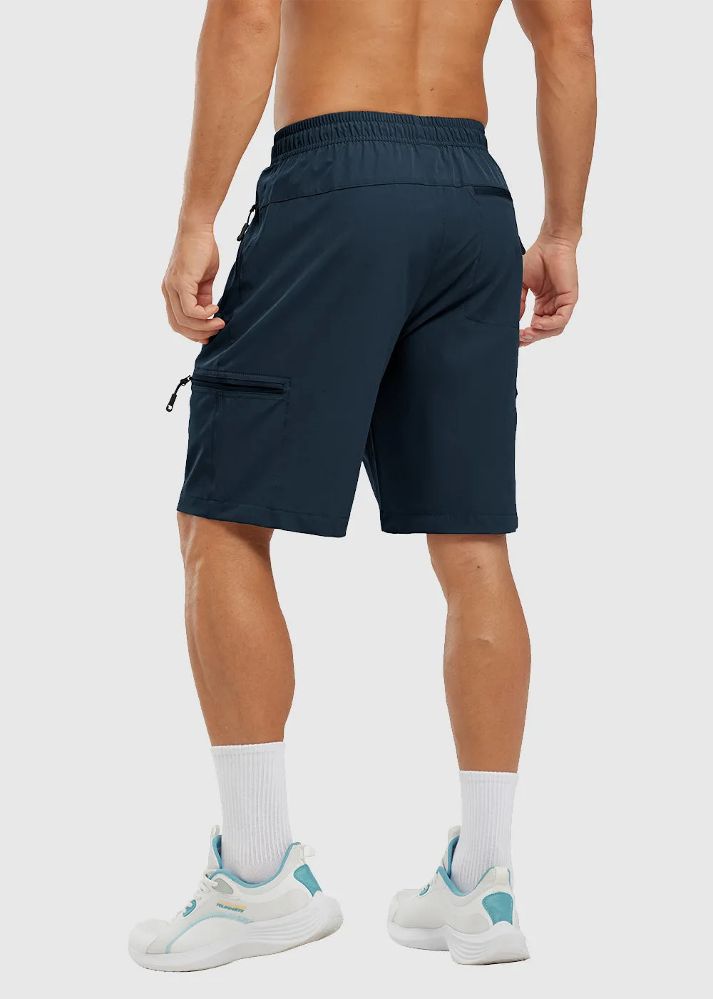 Men's Stretchy Water Repellent Cargo Sports Shorts
