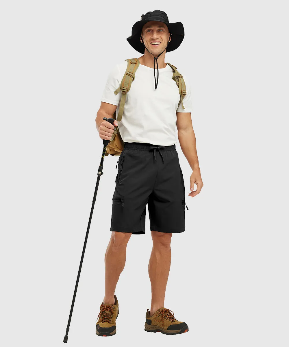 Men's Stretchy Water Repellent Cargo Sports Shorts