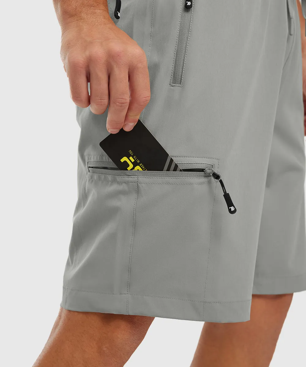 Men's Stretchy Water Repellent Cargo Sports Shorts