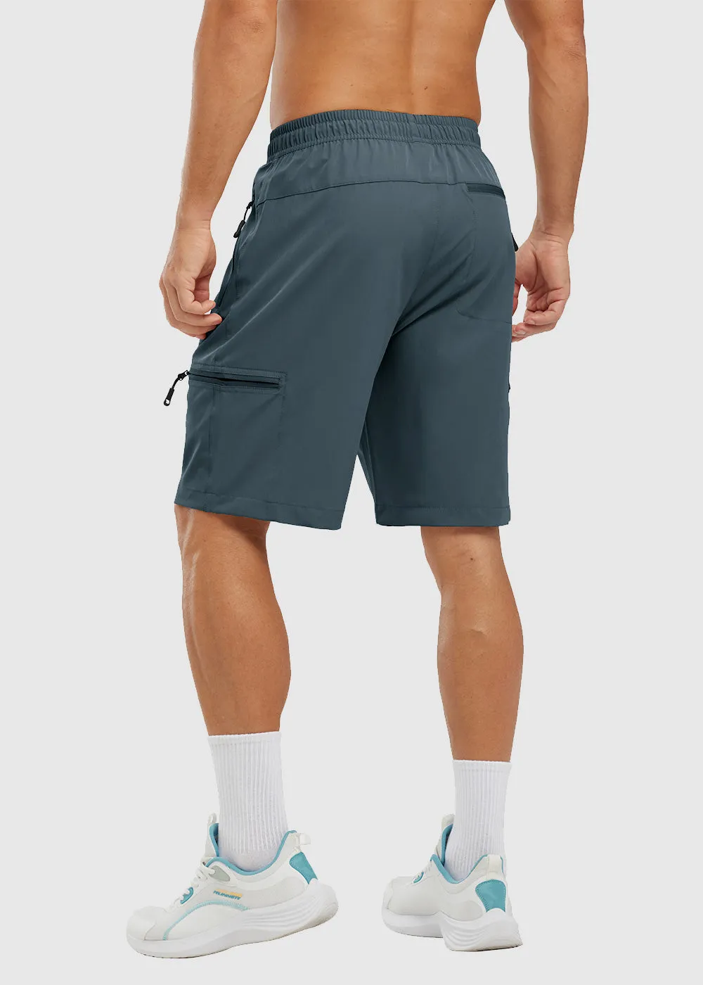 Men's Stretchy Water Repellent Cargo Sports Shorts