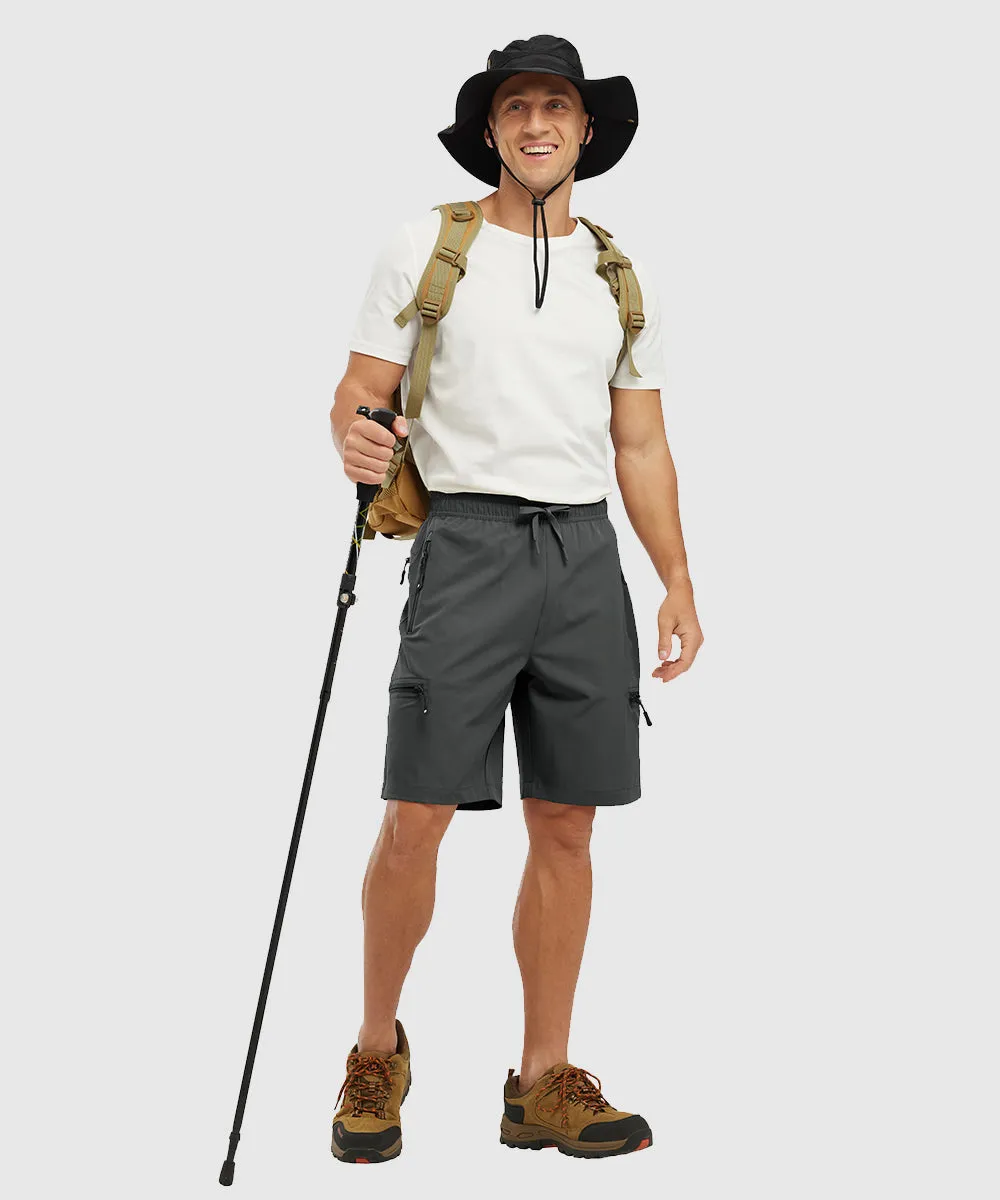 Men's Stretchy Water Repellent Cargo Sports Shorts