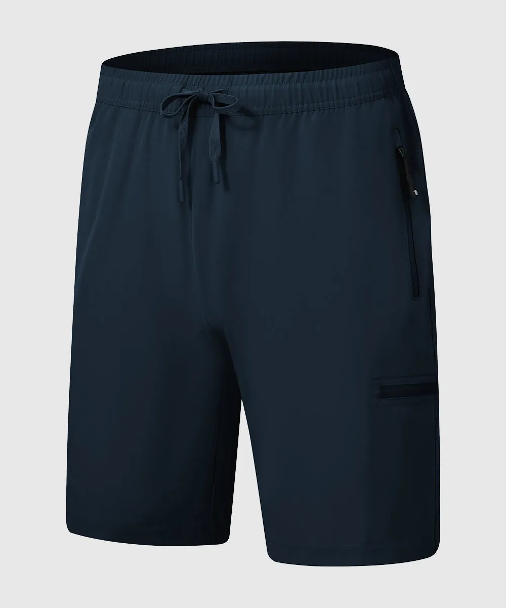 Men's Stretchy Water Repellent Cargo Sports Shorts