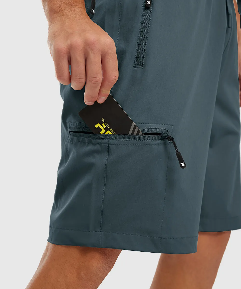 Men's Stretchy Water Repellent Cargo Sports Shorts