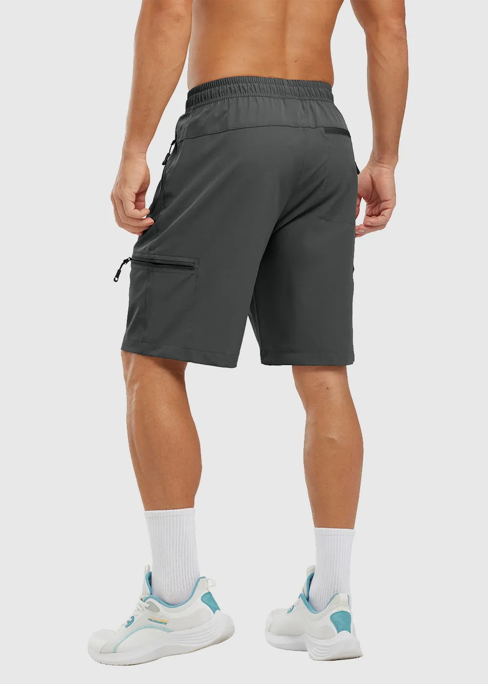 Men's Stretchy Water Repellent Cargo Sports Shorts