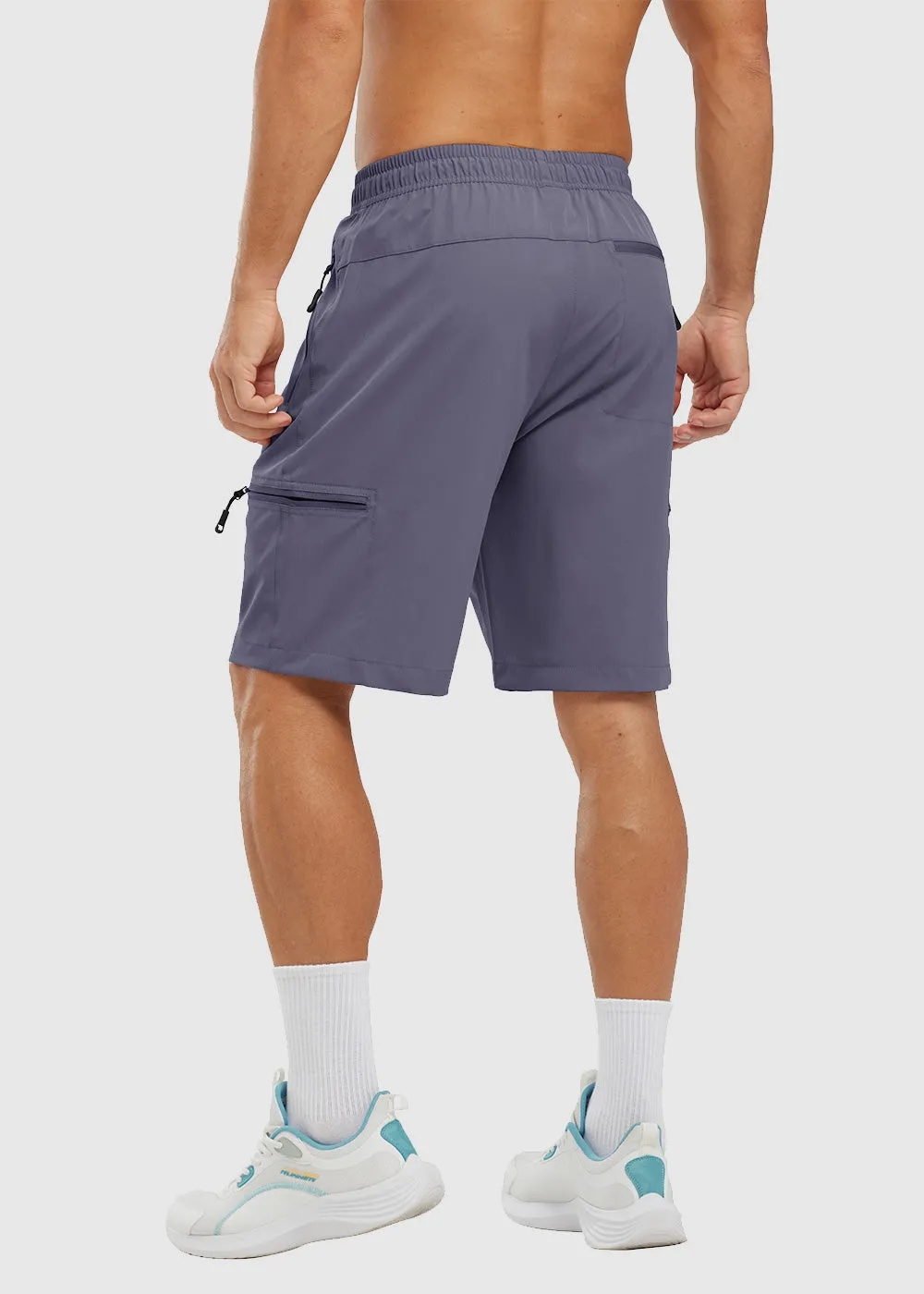 Men's Stretchy Water Repellent Cargo Sports Shorts