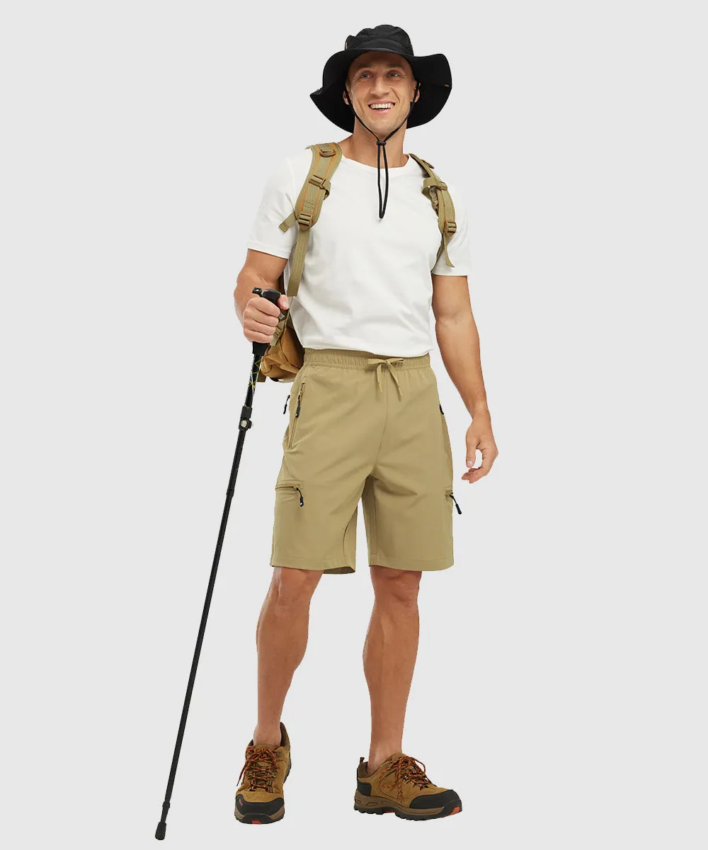 Men's Stretchy Water Repellent Cargo Sports Shorts