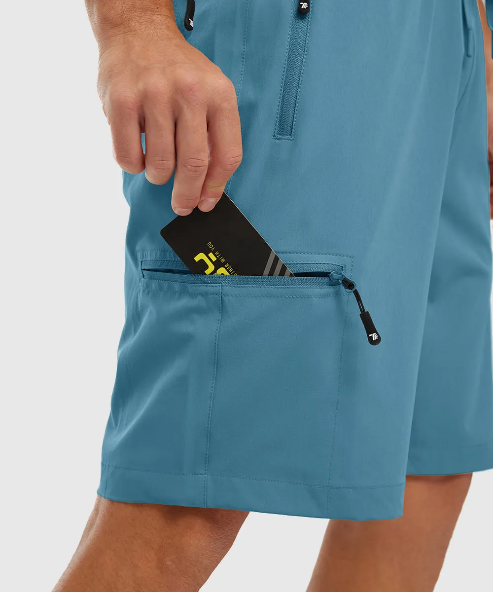 Men's Stretchy Water Repellent Cargo Sports Shorts