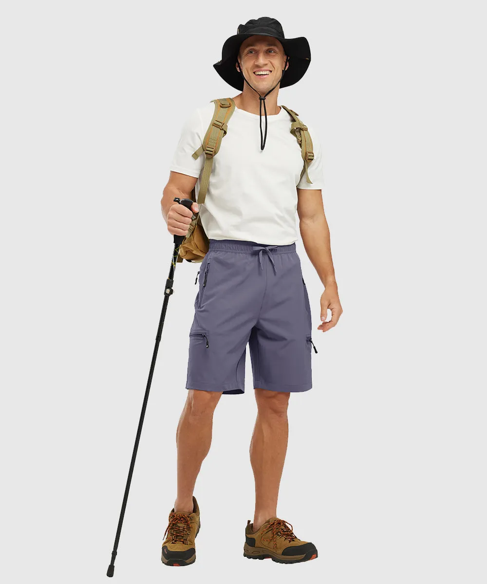 Men's Stretchy Water Repellent Cargo Sports Shorts