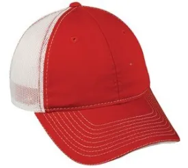 Mesh Back with Contrast Stitch Cap