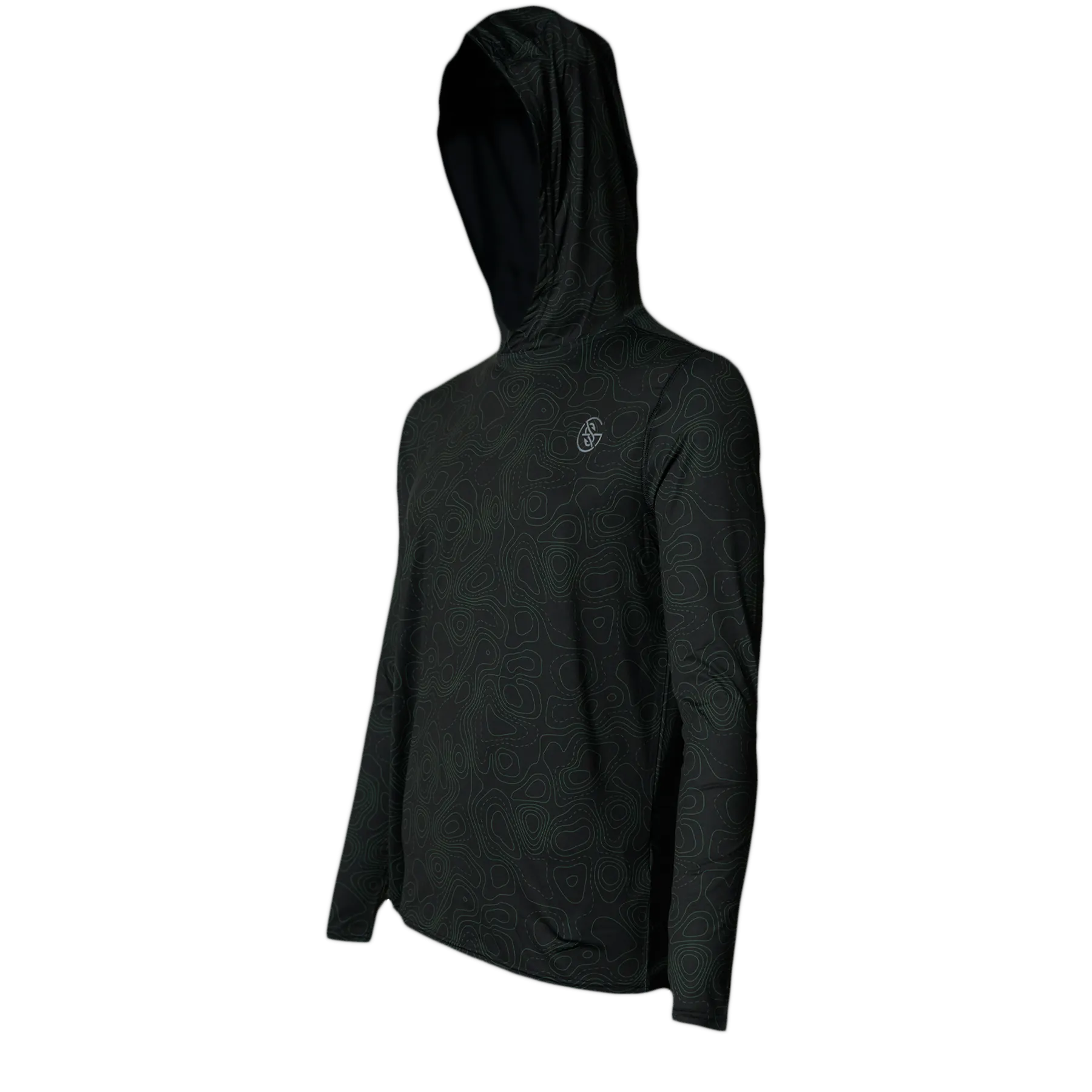 Midnight Topo Hooded Long-Sleeve w/ Green Gaiter
