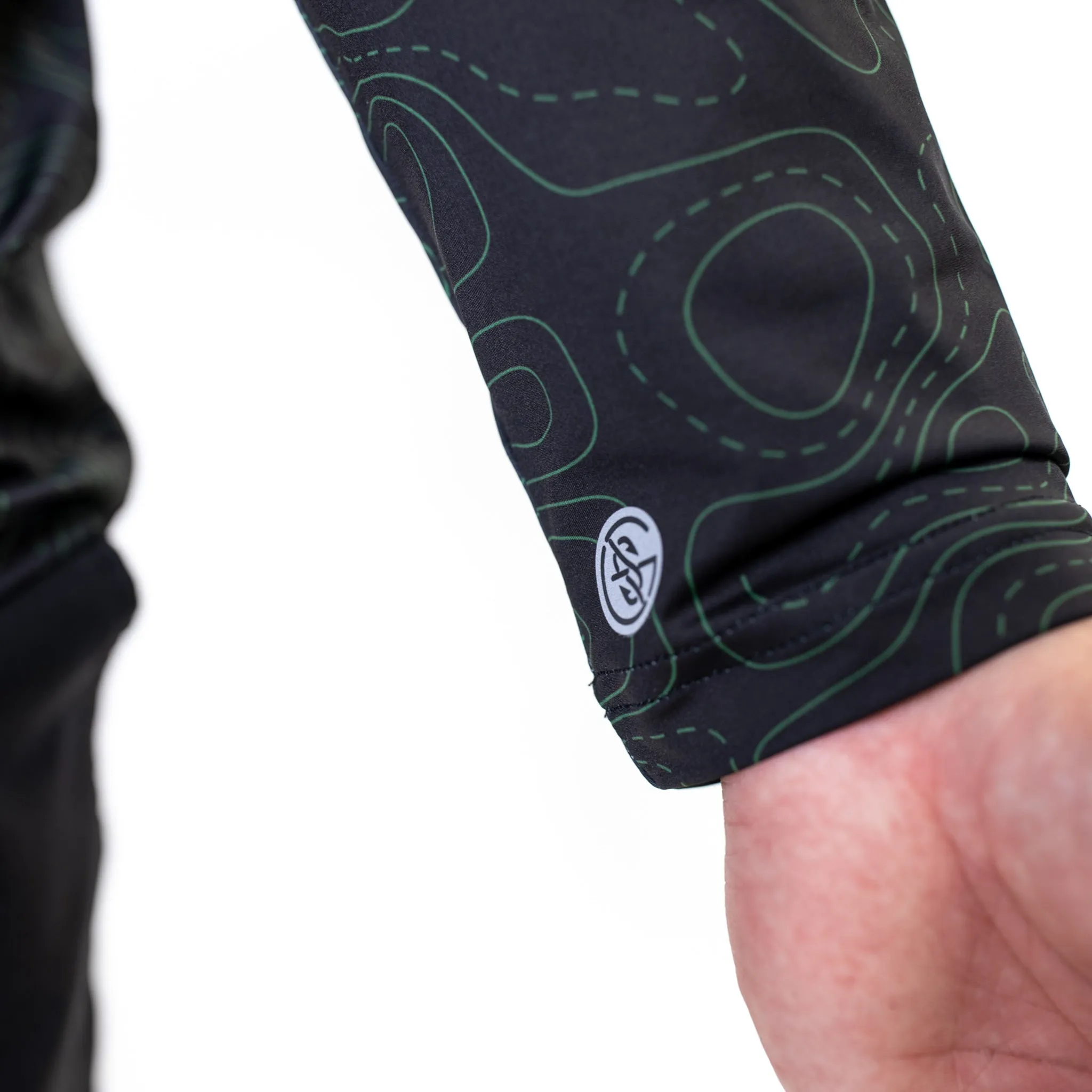 Midnight Topo Hooded Long-Sleeve w/ Green Gaiter