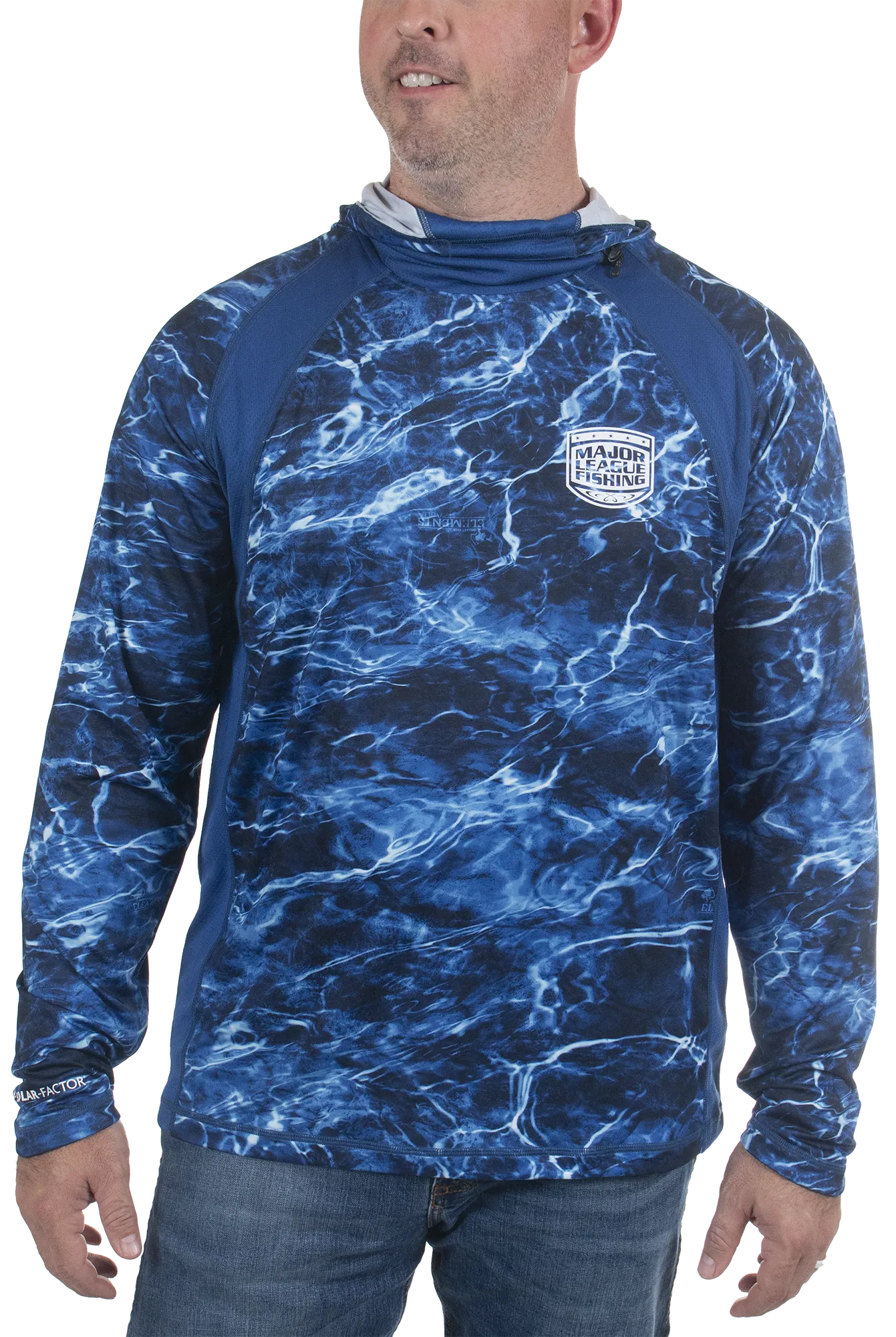 MLF Men's Camo Hooded Performance Layer with Gaiter