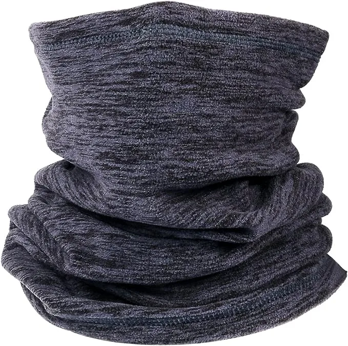 Neck Gaiter Warmer Fleece Face Covering Mask, Winter Multifunctional Motorcycle Headwear Scarf Balaclava for Men Women