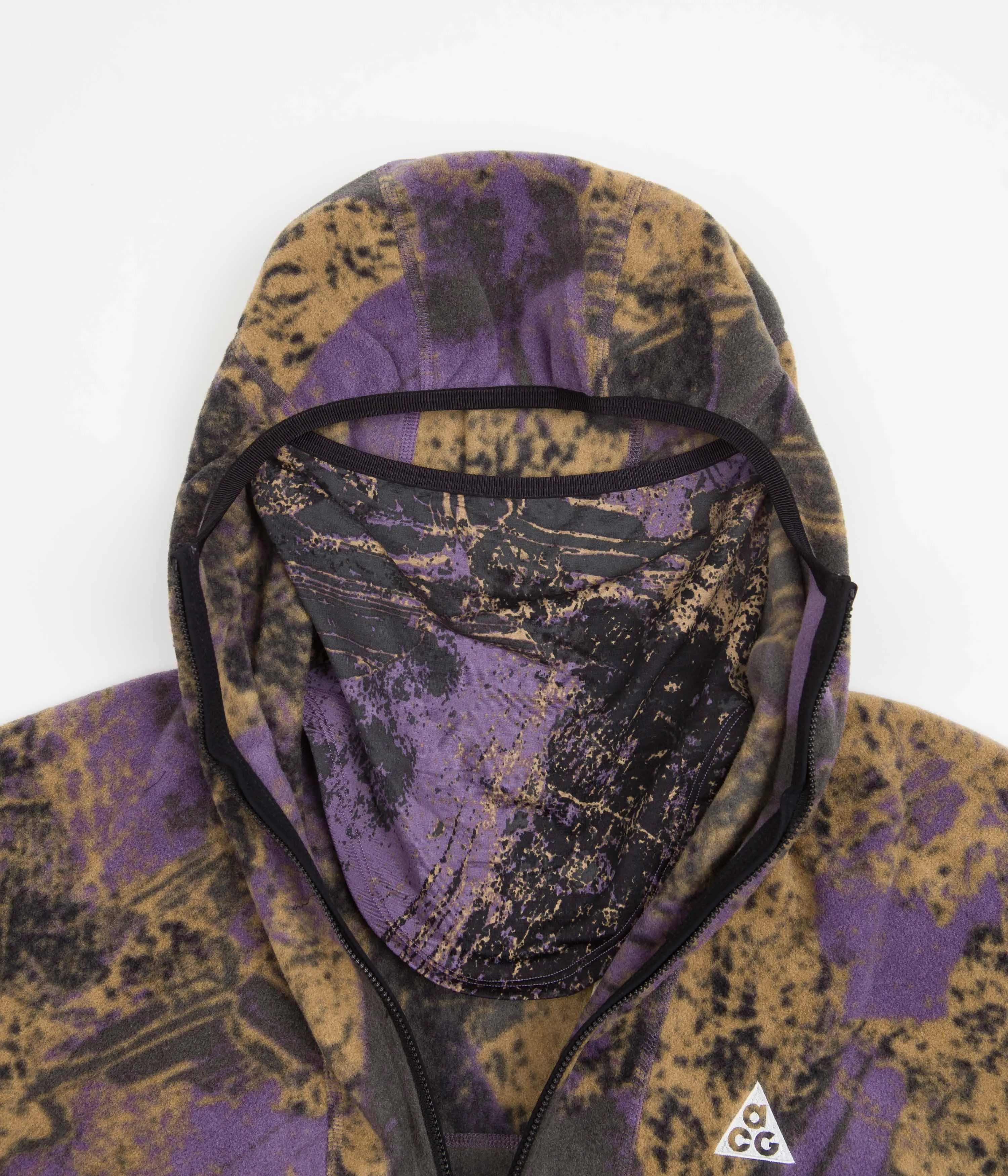 Nike ACG Therma-FIT Wolf Tree Hooded Fleece - Canyon Purple / Black / White