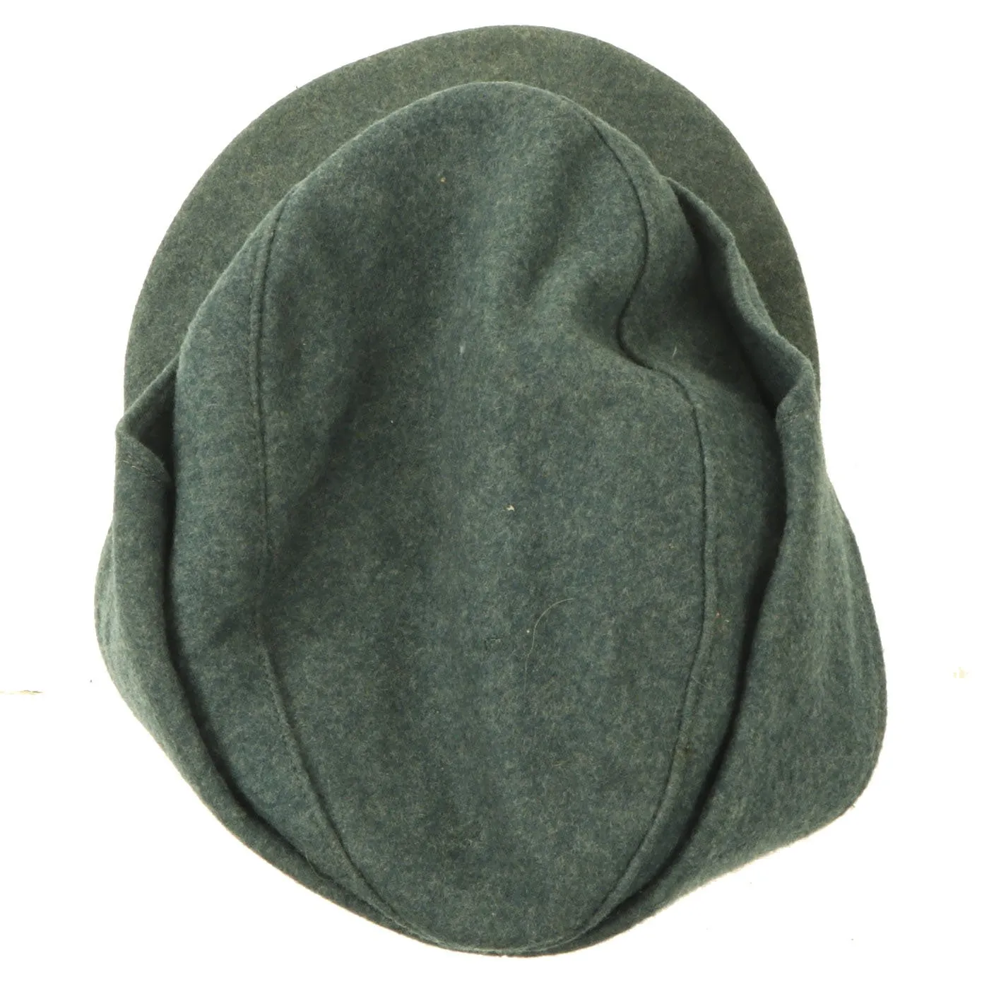 Original German WWII Civic Protection Police Model 43 Feldmütze Field Cap - Size 55