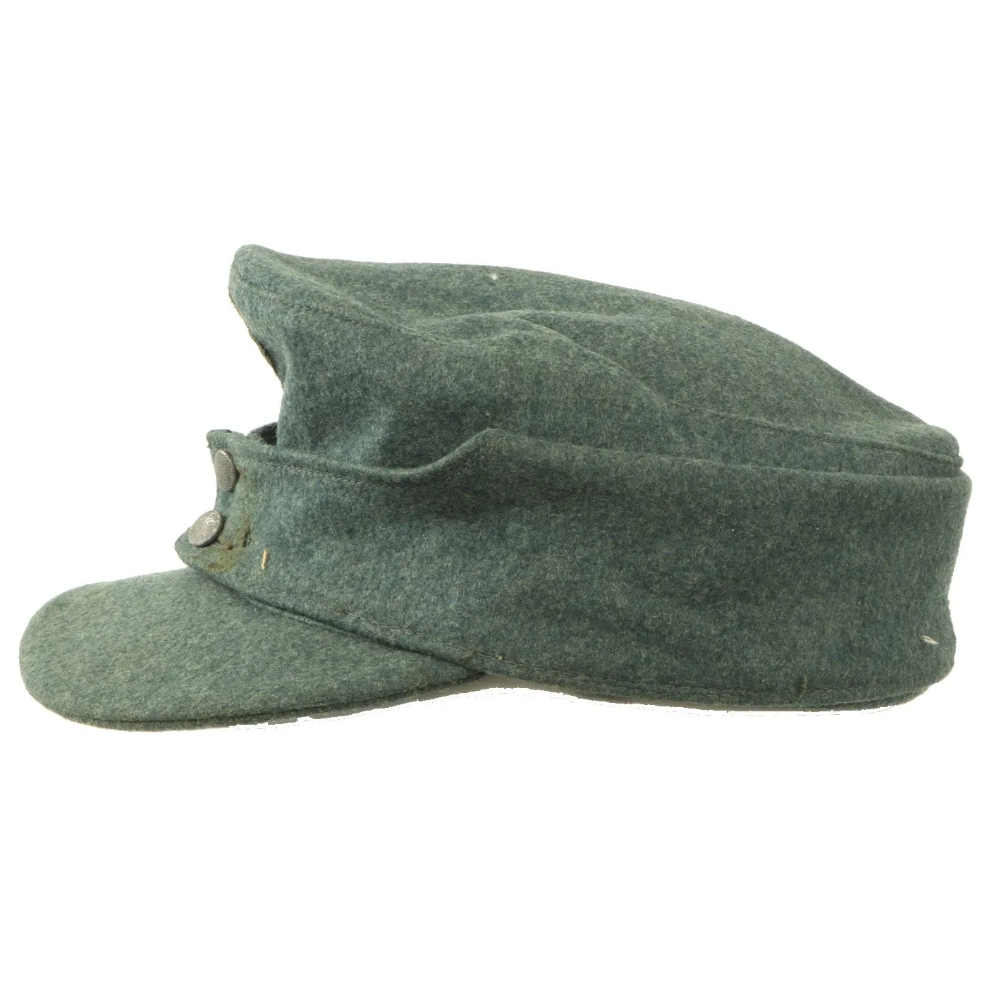 Original German WWII Civic Protection Police Model 43 Feldmütze Field Cap - Size 55