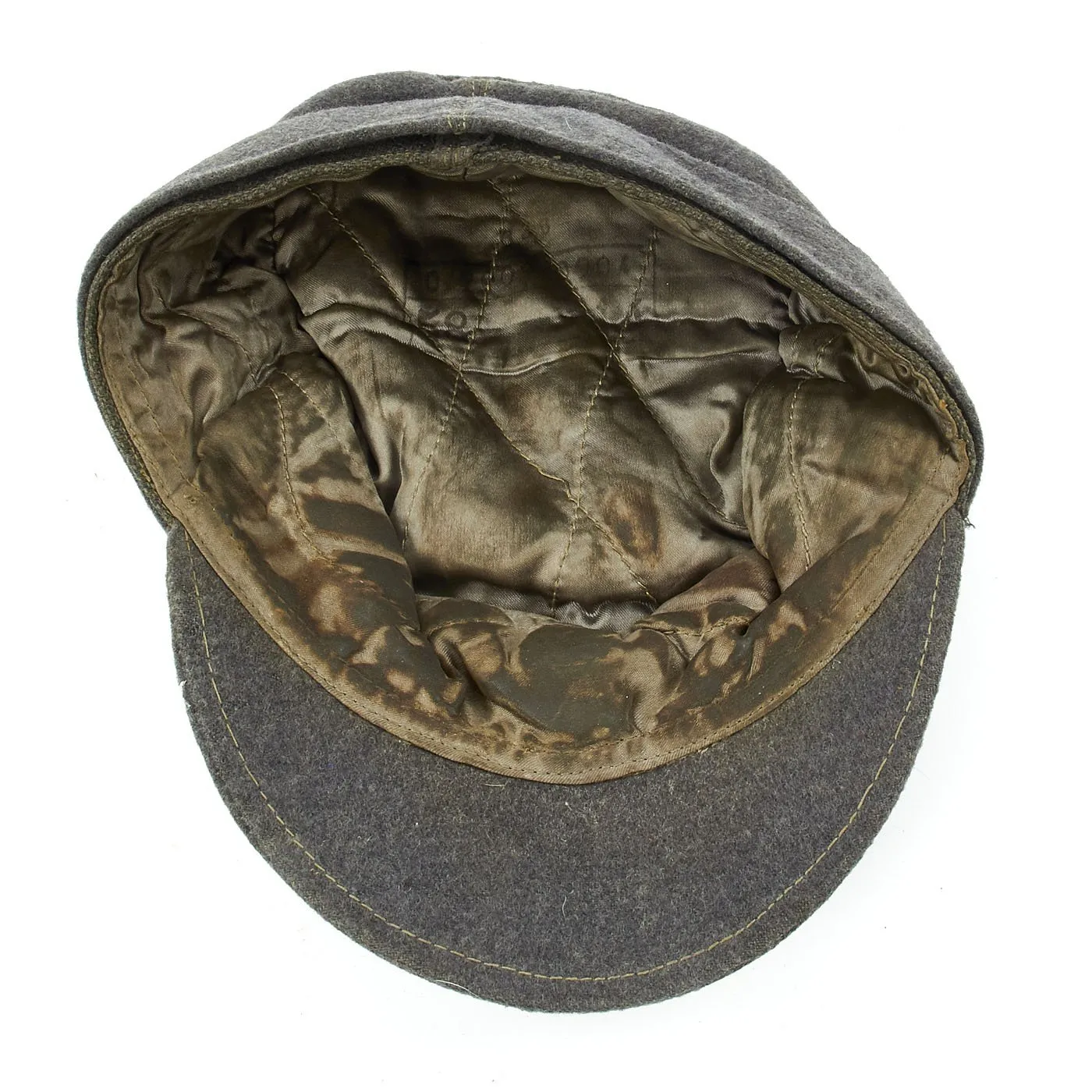 Original German WWII HJ M43 Feldmütze Field Cap in size 58 - dated 1944