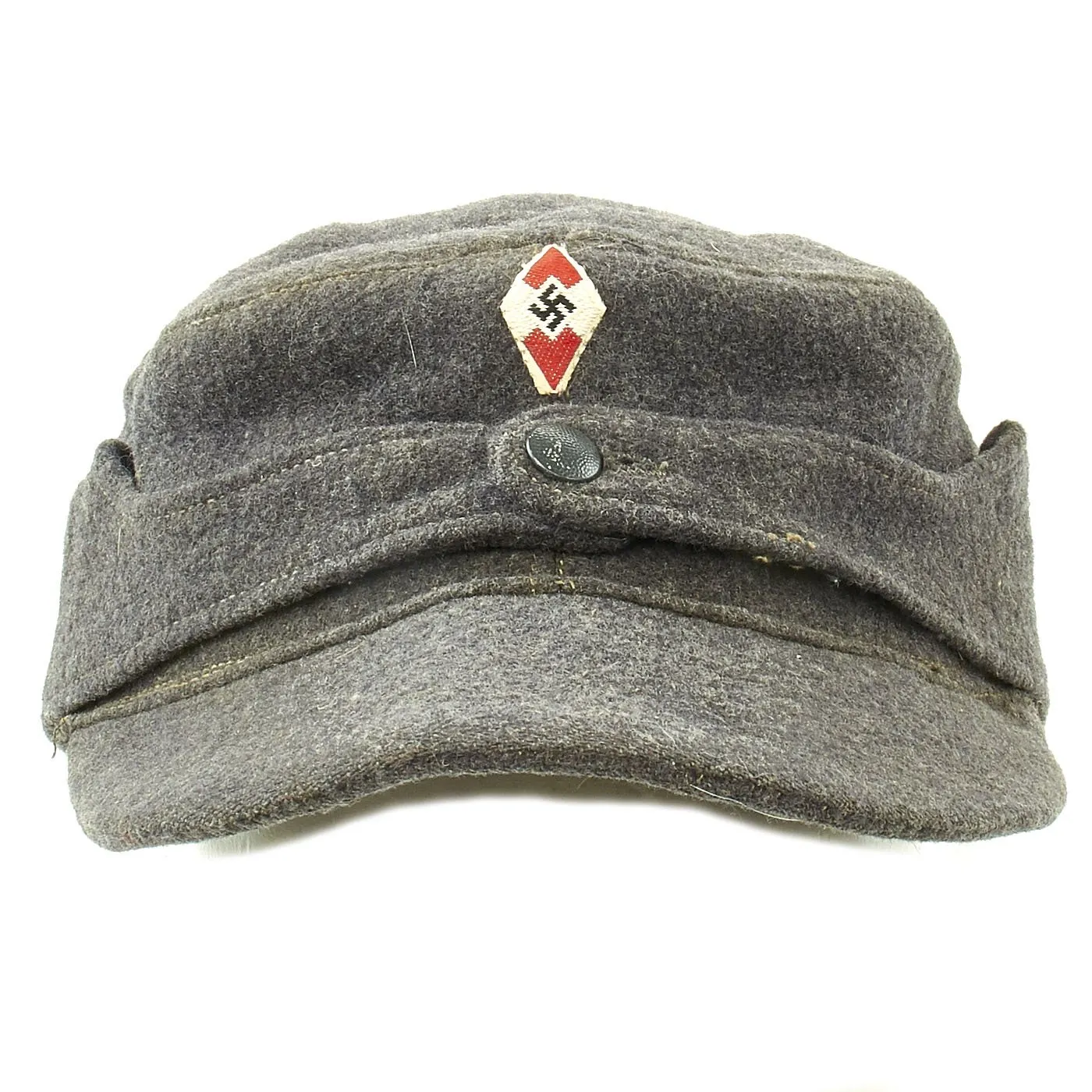 Original German WWII HJ M43 Feldmütze Field Cap in size 58 - dated 1944