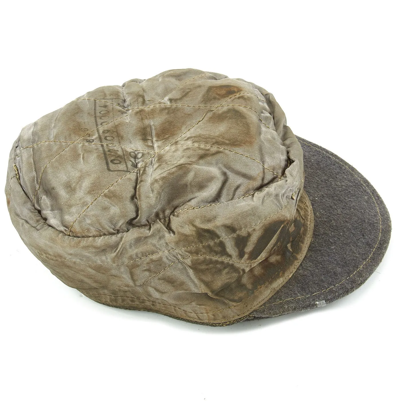 Original German WWII HJ M43 Feldmütze Field Cap in size 58 - dated 1944