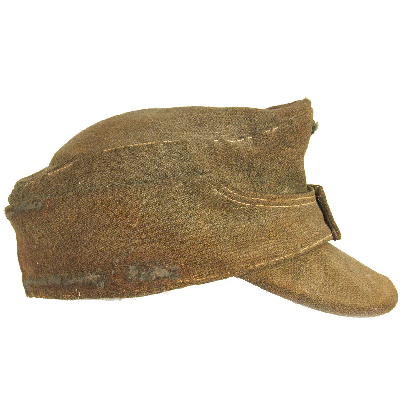 Original German WWII Service Worn 1943 dated M43 Heer Army Feldmütze Field Cap with RBNr. Markings - Size 56