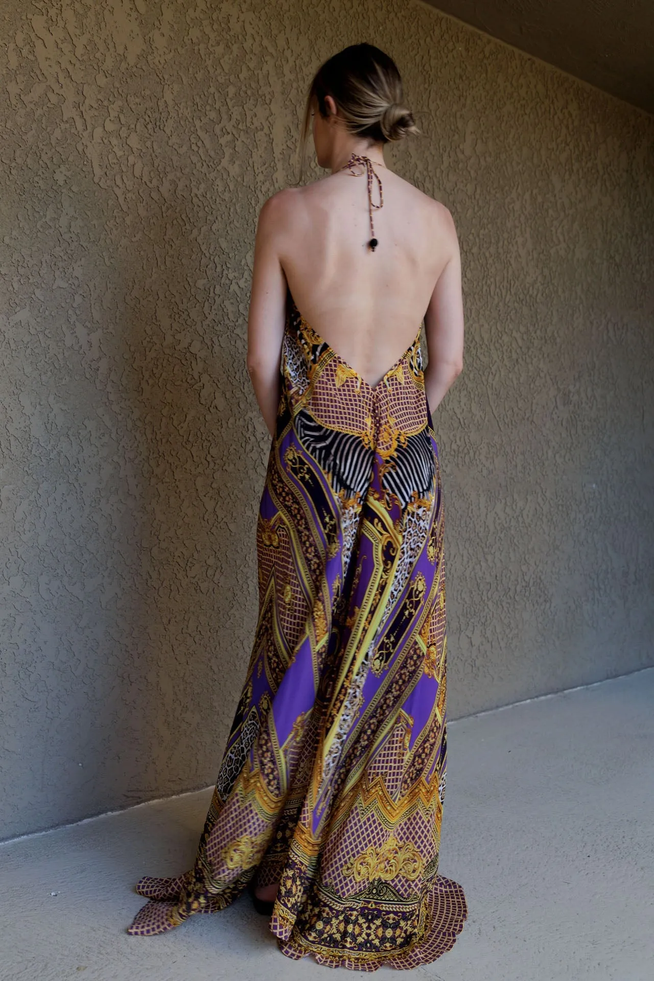 Purple Long Evening Dress
