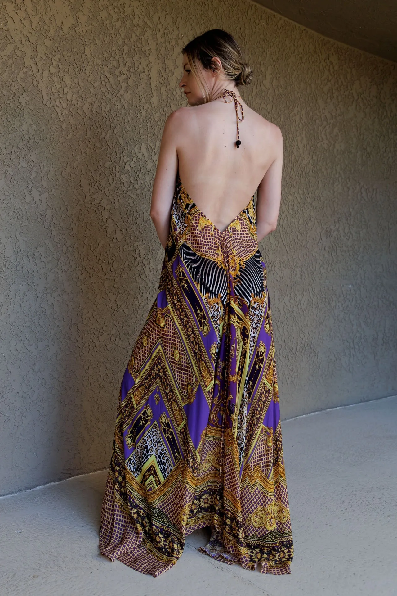 Purple Long Evening Dress