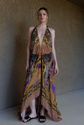 Purple Long Evening Dress