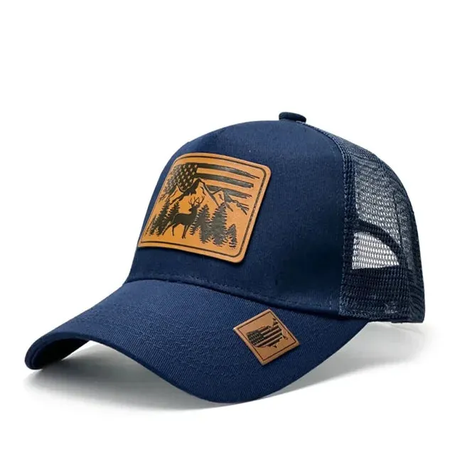 Rustic Terrain Trucker Cap - Fushia