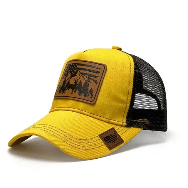 Rustic Terrain Trucker Cap - Fushia