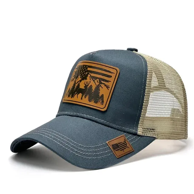 Rustic Terrain Trucker Cap - Fushia