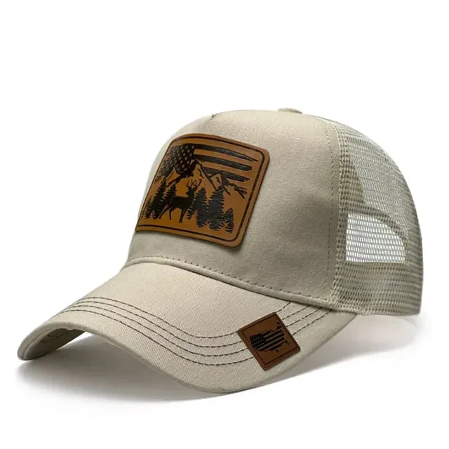 Rustic Terrain Trucker Cap - Fushia