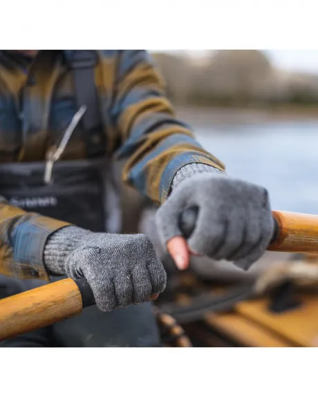 Simms Wool Half-Finger Mitt