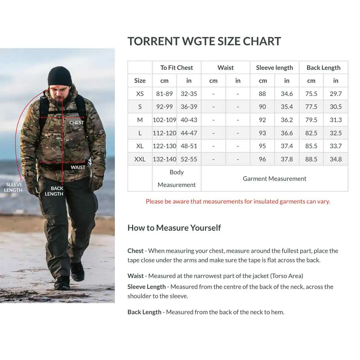 Snugpak Torrent Waterproof Insulated Black Jacket