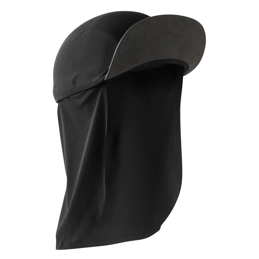Trail Running Flexible Desert Cap - Black