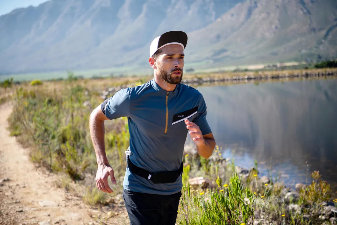 Trail Running Flexible Desert Cap - Black
